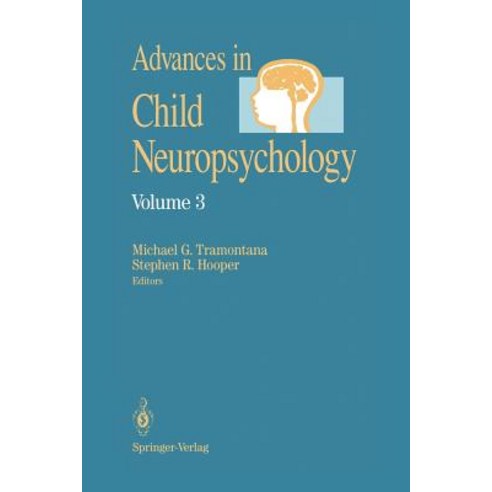 Advances in Child Neuropsychology Paperback, Springer