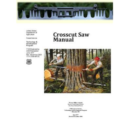 Crosscut Saw Manual Paperback, Lulu.com