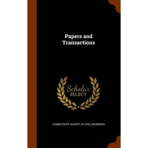 Papers and Transactions Hardcover, Arkose Press