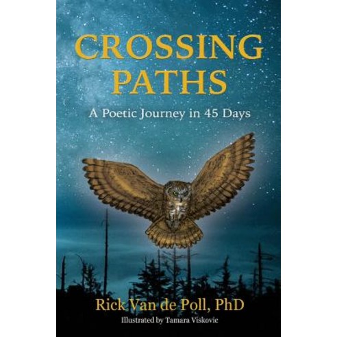 Crossing Paths: A Poetic Journey in 45 Days Paperback, Owl Feather Press, LLC