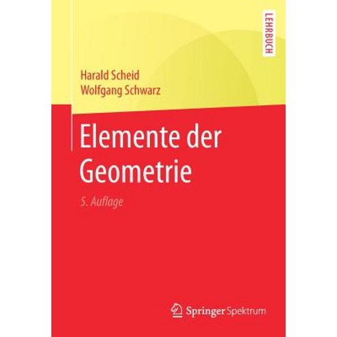 Elemente Der Geometrie Paperback, Springer Spektrum