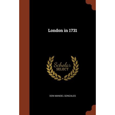 London in 1731 Paperback, Pinnacle Press