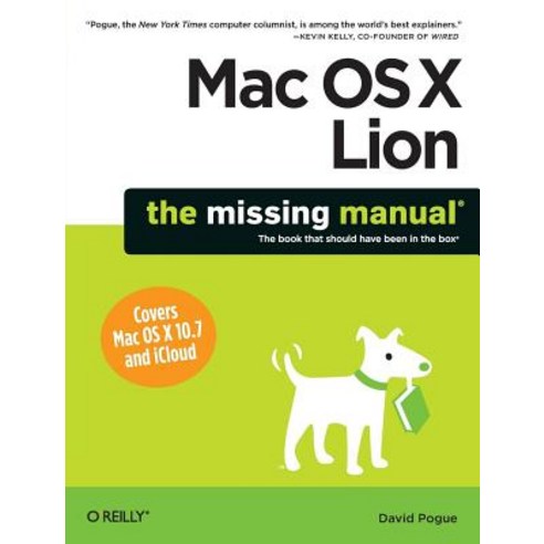 Mac OS X Lion Paperback, Pogue Press