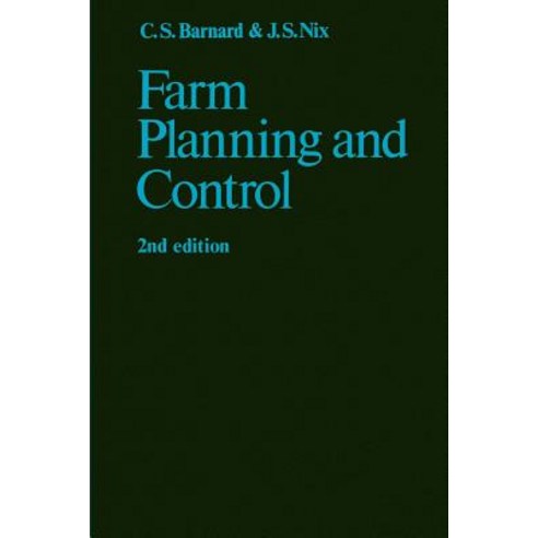 Farm Planning and Control, Cambridge University Press