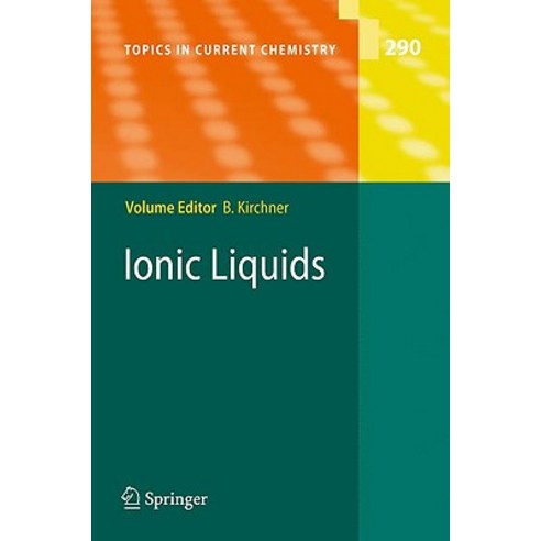 Ionic Liquids Hardcover, Springer