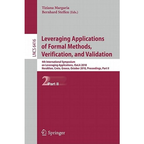 Leveraging Applications of Formal Methods Verification and Validation ...