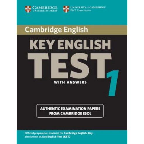 Cambridge Key English Test 1 with Answers: Examination Papers from the ...