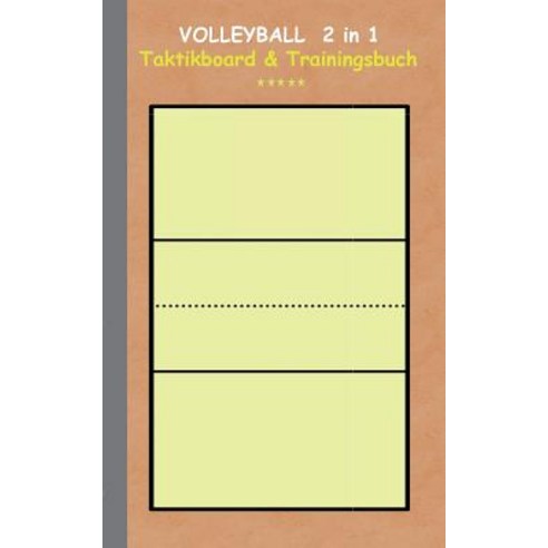 Volleyball 2 in 1 Taktikboard Und Trainingsbuch, Books on Demand