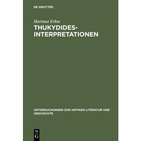 Thukydides-Interpretationen, de Gruyter