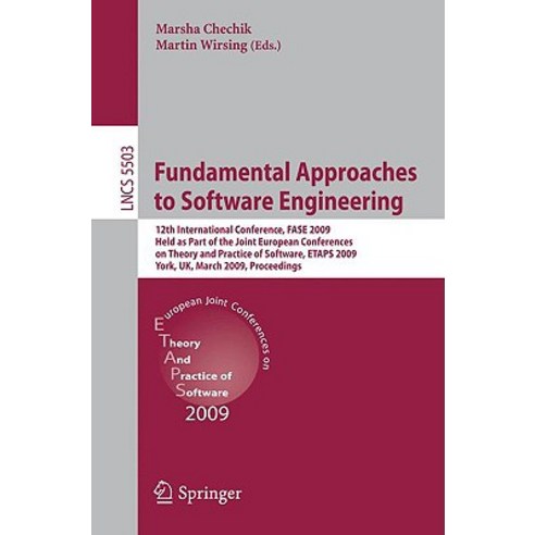 Fundamental Approaches to Software Engineering: 12th International Conference FASE 2009 Held as Part ..., Springer