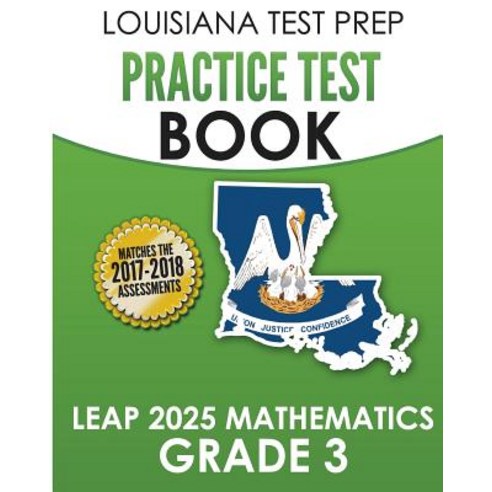 Louisiana Test Prep Practice Test Book Leap 2025 Mathematics Grade 3 ...