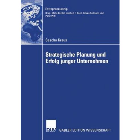 Strategische Planung Und Erfolg Junger Unternehmen, Deutscher Universitatsverlag