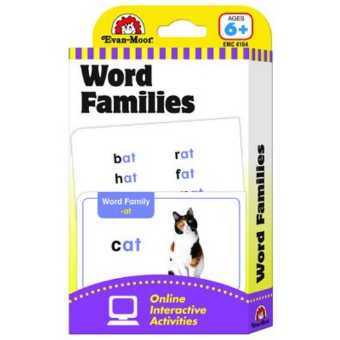 (영문도서) Flashcards: Word Families, Evan-Moor Educational Publishers