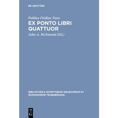 Ex Ponto Libri Quattuor, de Gruyter