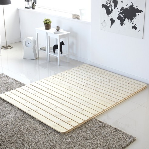 앨런빌 삼나무원목깔 저상형침대프레임, 멀티싱글(MS)750