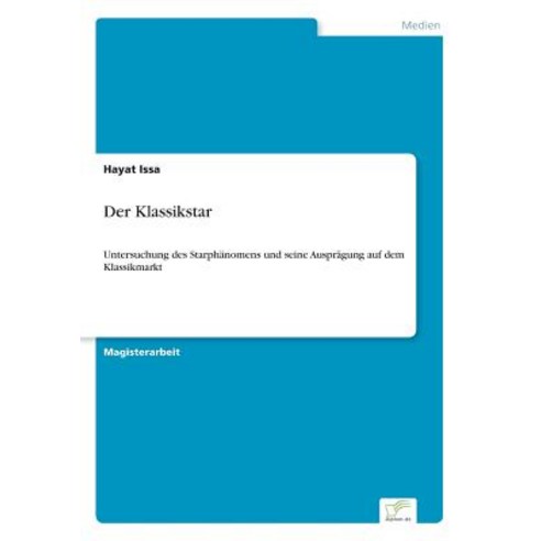 Der Klassikstar Paperback, Diplom.de