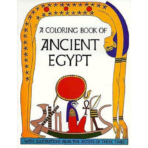 Ancient Egypt Coloring Book Paperback, Bellerophon Books