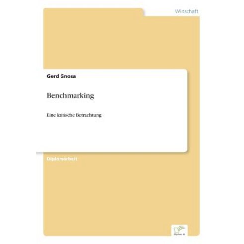 Benchmarking Paperback, Diplom.de
