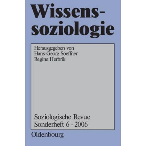 Wissenssoziologie Paperback, Walter de Gruyter