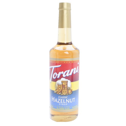 Torani 클래식 헤이즐넛 시럽, 750ml, 1개