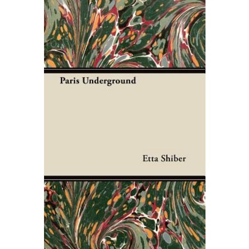 Paris Underground Paperback, Vintage Dog Books