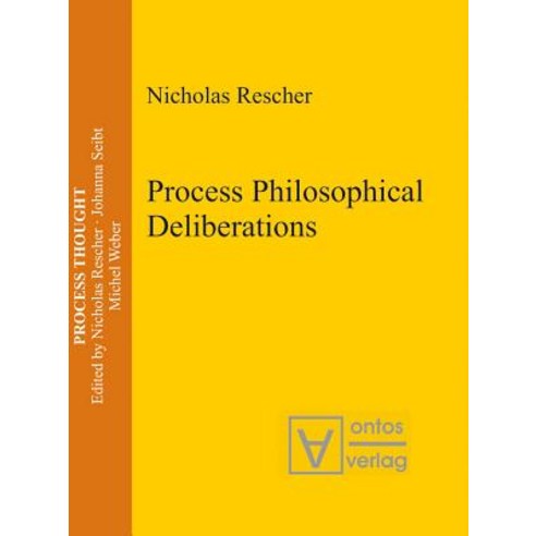 Process Philosophical Deliberations Hardcover, de Gruyter