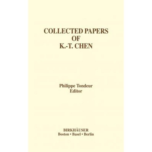 Collected Papers of K.-T. Chen Hardcover, Birkhauser