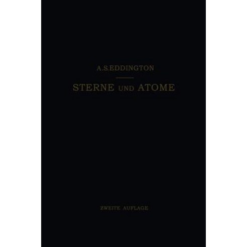 Sterne Und Atome Paperback, Springer