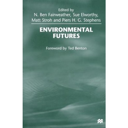 Environmental Futures Paperback, Palgrave MacMillan