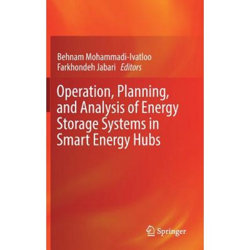Operation Planning and Analysis of Energy Storage Systems in Smart Energy Hubs Hardcover, Springer