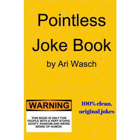 Pointless Joke Book Hardcover, Blurb