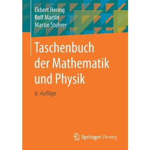 Taschenbuch Der Mathematik Und Physik Paperback, Springer Vieweg