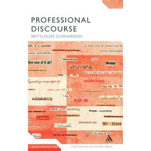 Professional Discourse Hardcover, Continnuum-3pl