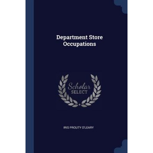 Department Store Occupations Paperback, Sagwan Press