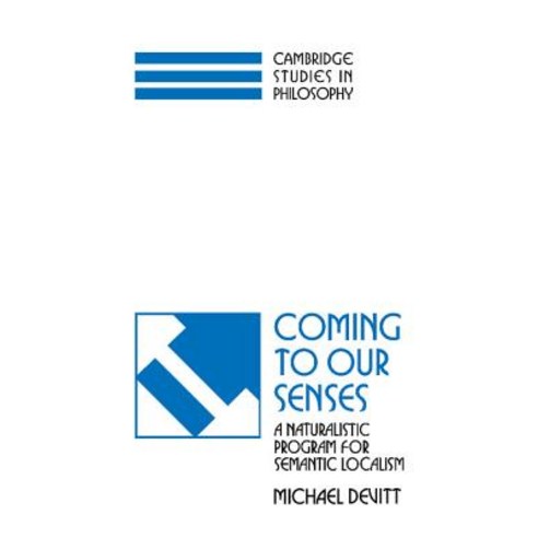 Coming to Our Senses Hardcover, Cambridge University Press
