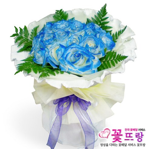 블루로즈 꽃다발 생일/기념일/축하선물/꽃배달서비스