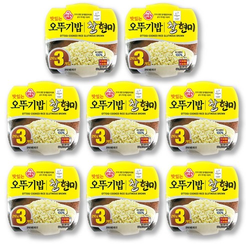 예이니식품 맛있는 오뚜기 찰현미밥: 맛과 건강의 완벽한 조화