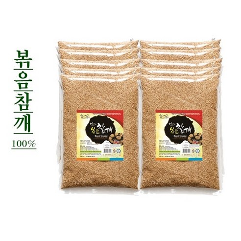 호재 추천상품 호재식품 [대용량 식당용 업소용]맛있는 볶음참깨1kgx10