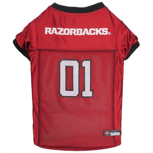 도기네이션 애견 저지 티셔츠, Arkansas Razorbacks