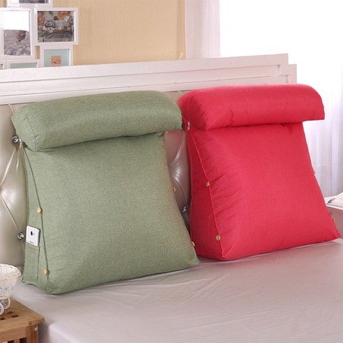 WOHNEN 삼각 등받이 등쿠션, 삼각등쿠션(중)-그린 삼각등받이쿠션 Best Top5