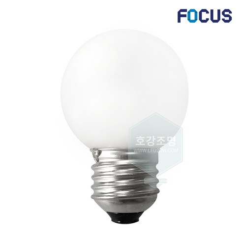 포커스 백열전구 볼구 G50 40W 전구색 10개입, 10개