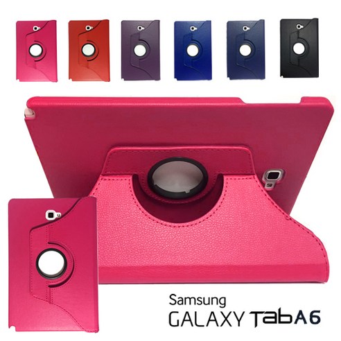 삼성 갤럭시탭A6 10.1 with Spen SM-P580 P585 회전 케이스 삼성생명 S펜, 라운드-검정