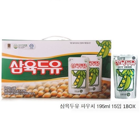 삼육두유 파우치, 190ml, 20개