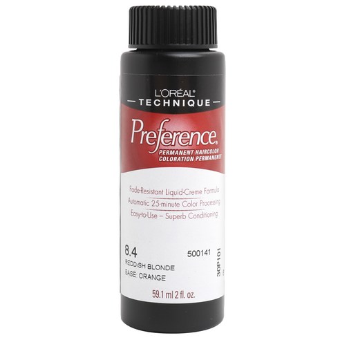 로레알 프리퍼런스 퍼머넌트 헤어컬러 59.1ml, 8..4 Reddish Blonde, 1개