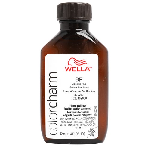 Wella 컬러 참 퍼머넌트 리퀴드 헤어컬러 42ml, BP Blonding Plus, 1개
