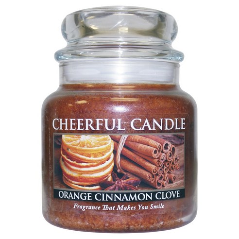 어치어풀기버 치어풀 자캔들, Orange Cinnamon Clove, 453.6g