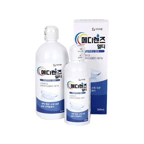 드림렌즈식염수 메디렌즈 멀티액 360ml X 3개 소프트렌즈용액 렌즈용액 렌즈세척액 렌즈세정액 Best Top5