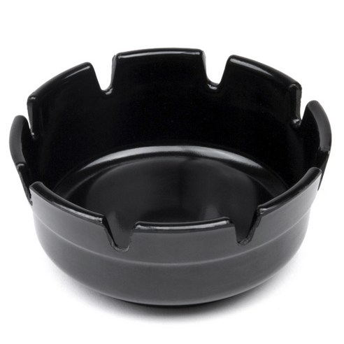 폭스런 재떨이 10.2cm, Black, 1개