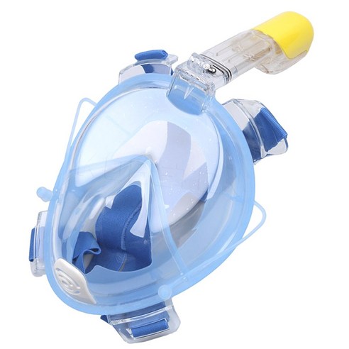 Fab Findz 풀 페이스 스노클링 마스크, Blue