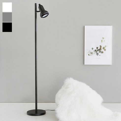 [마켓비] APOLLON 장스탠드 E26 KS1237F/1, 화이트 1352.9530